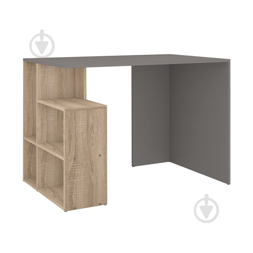 Стол компьютерный ROKO Дейли серый/дуб сонома - фото 1