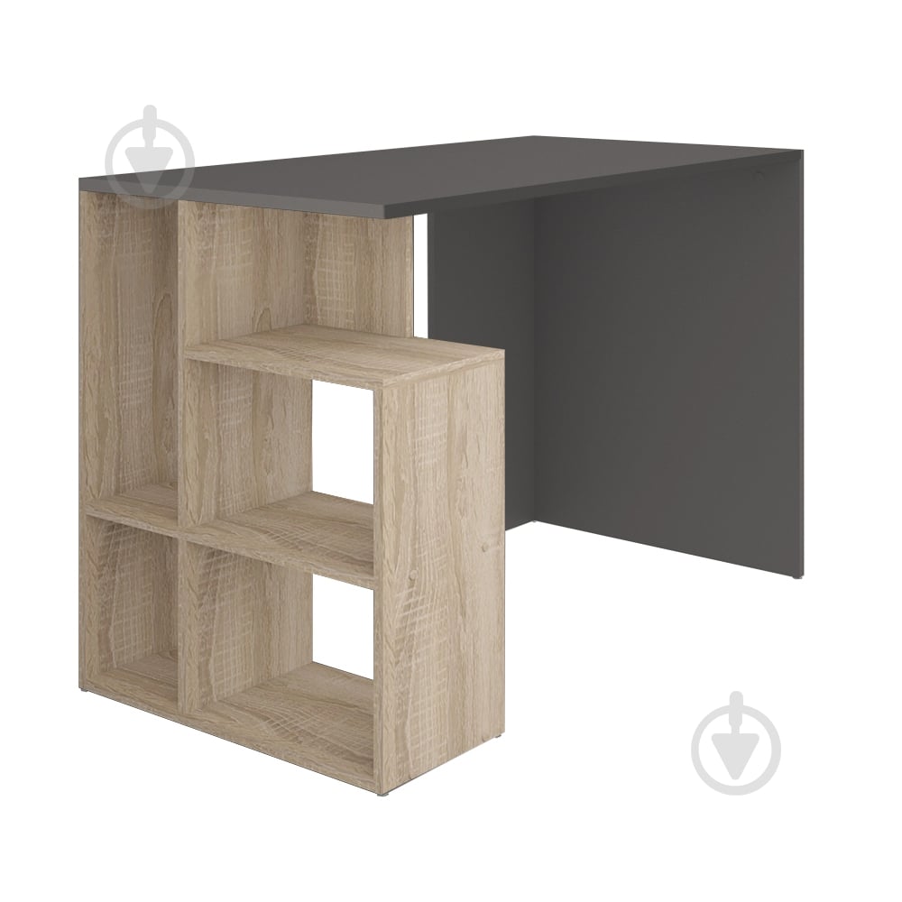 Стол компьютерный ROKO Дейли серый/дуб сонома - фото 2