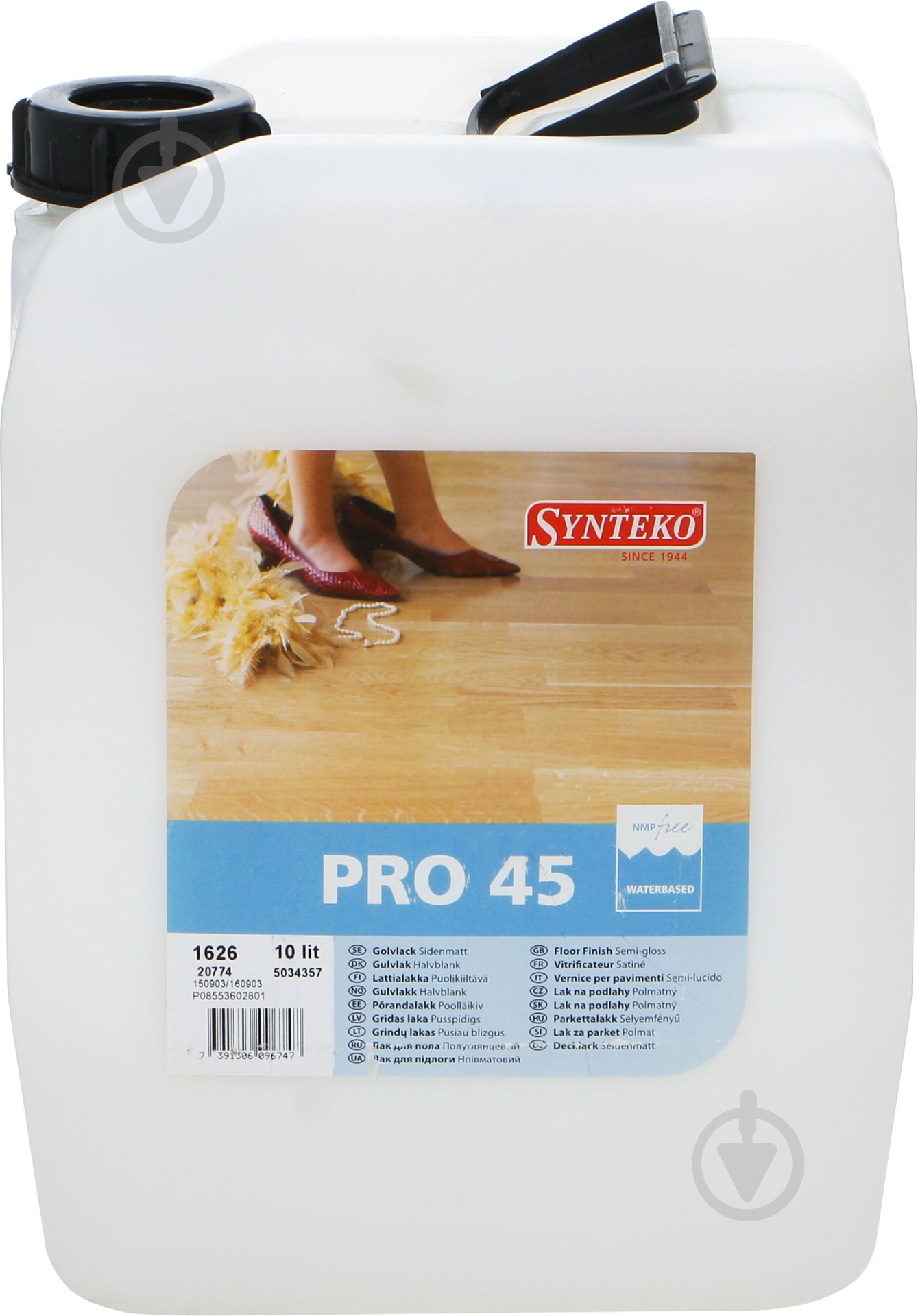 Лак PRO 45 SYNTEKO полуглянец 10 л - фото 1