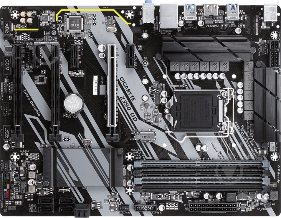 Материнська плата Gigabyte Z390 UD (Socket 1151, Intel Z390, ATX) - фото 6
