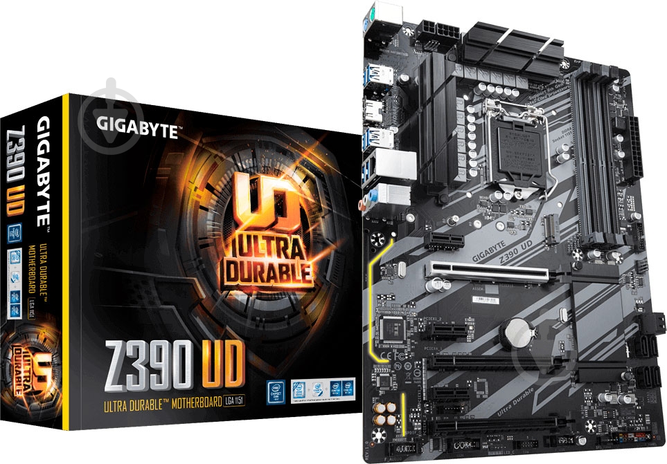Материнська плата Gigabyte Z390 UD (Socket 1151, Intel Z390, ATX) - фото 1