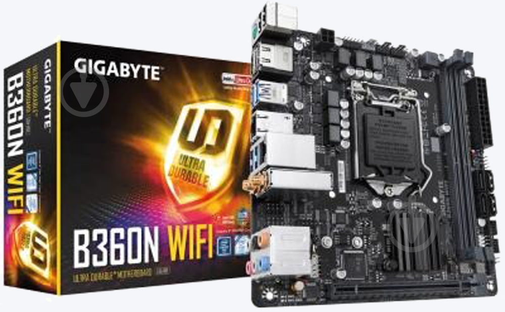 Материнская плата Gigabyte B360N_WIFI (Socket 1151, Intel B360, mini ITX) - фото 5