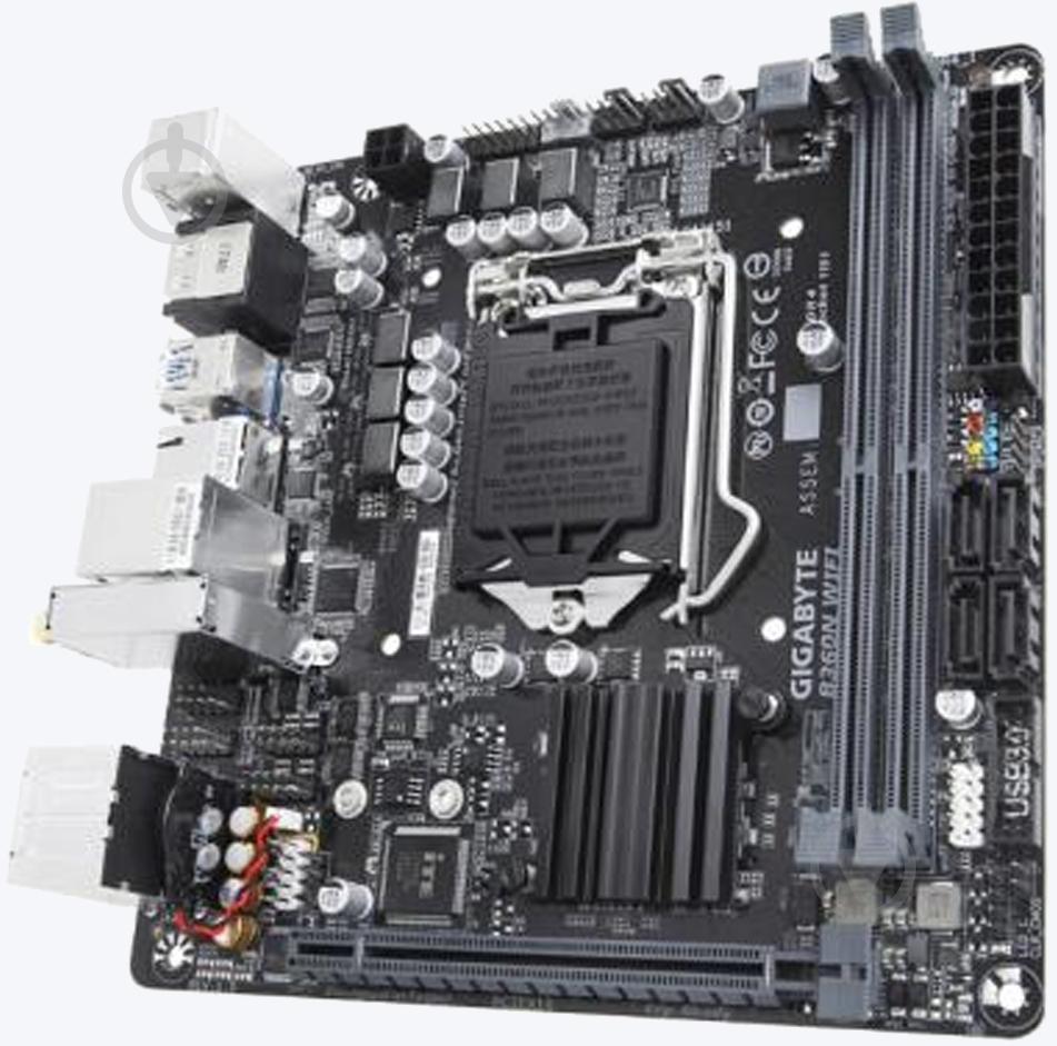 Материнская плата Gigabyte B360N_WIFI (Socket 1151, Intel B360, mini ITX) - фото 2