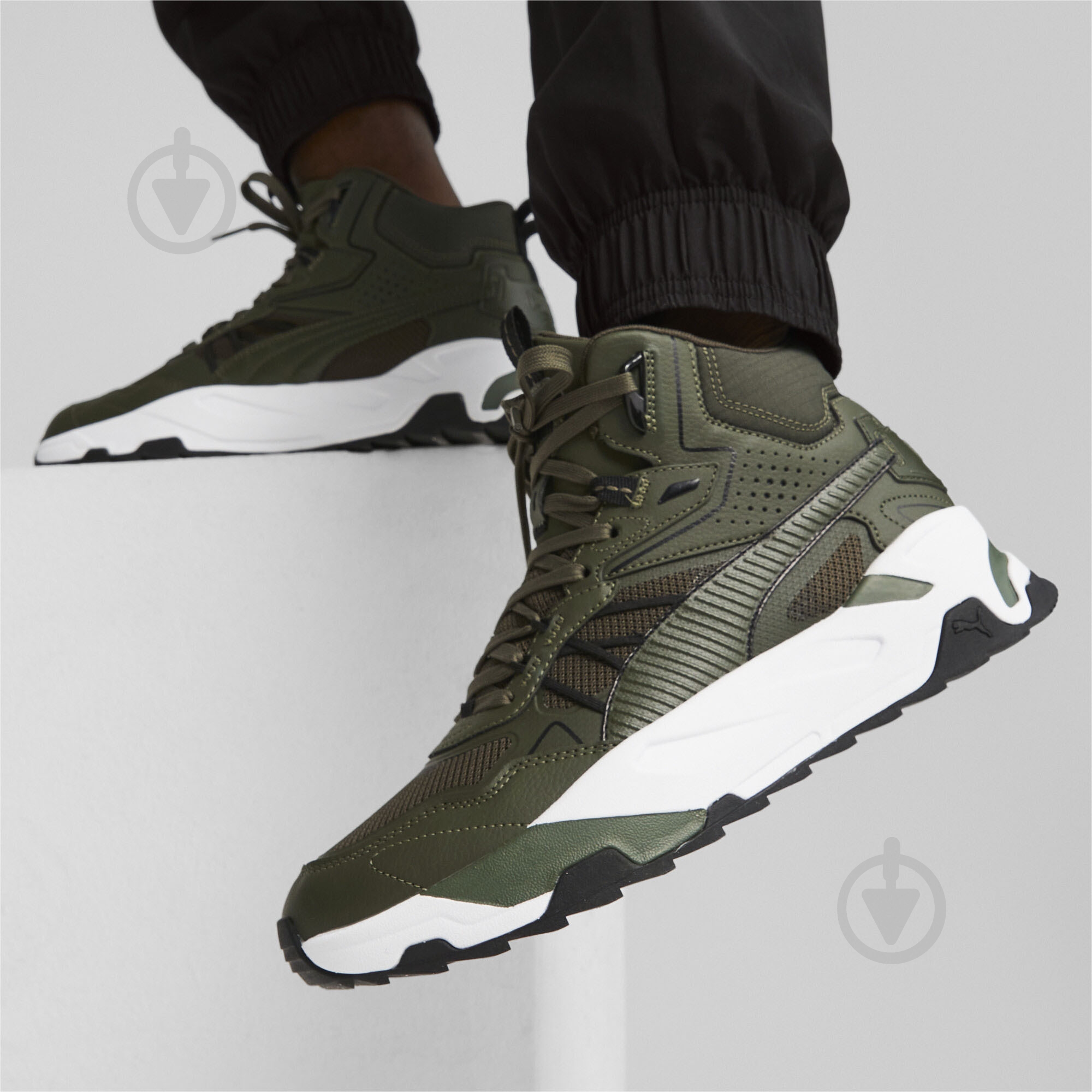 Ботинки Puma TRINITY MID HYBRID 39232702 р.43 хаки - фото 5 Ботинки Puma TRINITY MID HYBRID 39232702 р.43 хаки - фото 5