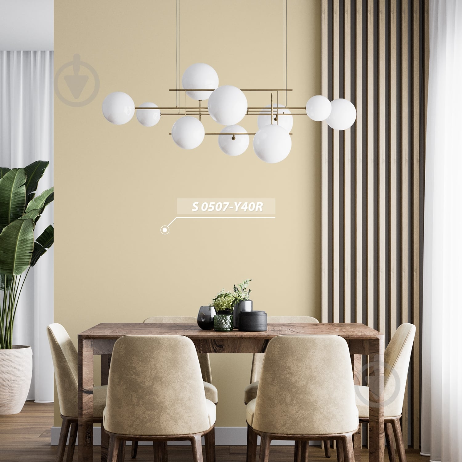 Краска известковая Feidal Kalkfarbe Lux мат 5 л - фото 2