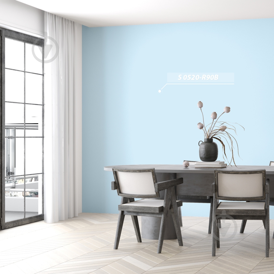 Краска известковая Feidal Kalkfarbe Lux мат 5 л - фото 5