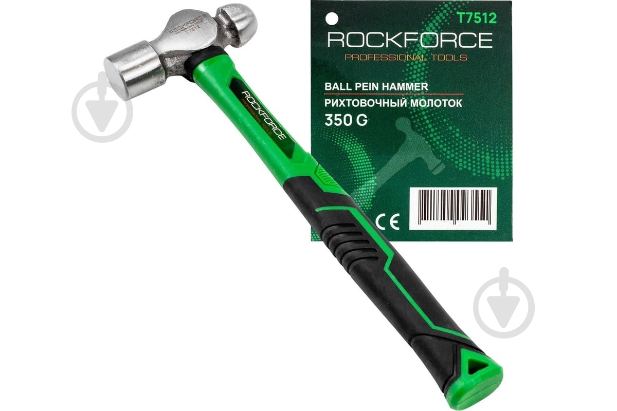 Молоток рихтовочный ROCKFORCE 350 г RF-T7512 - фото 1