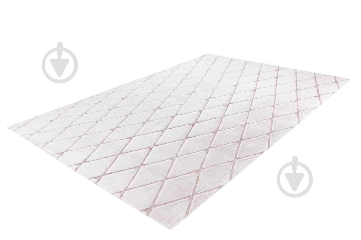 Ковер Kayoom Vivica 225 romb white/rose 80х150 - фото 3