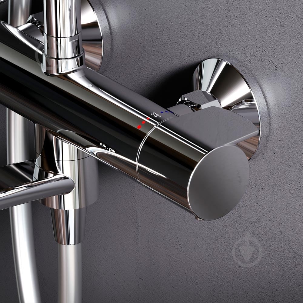 Душова система AM.PM F0785A500 X-Joy, з термостатом - фото 5 Душова система AM.PM F0785A500 X-Joy, з термостатом - фото 5