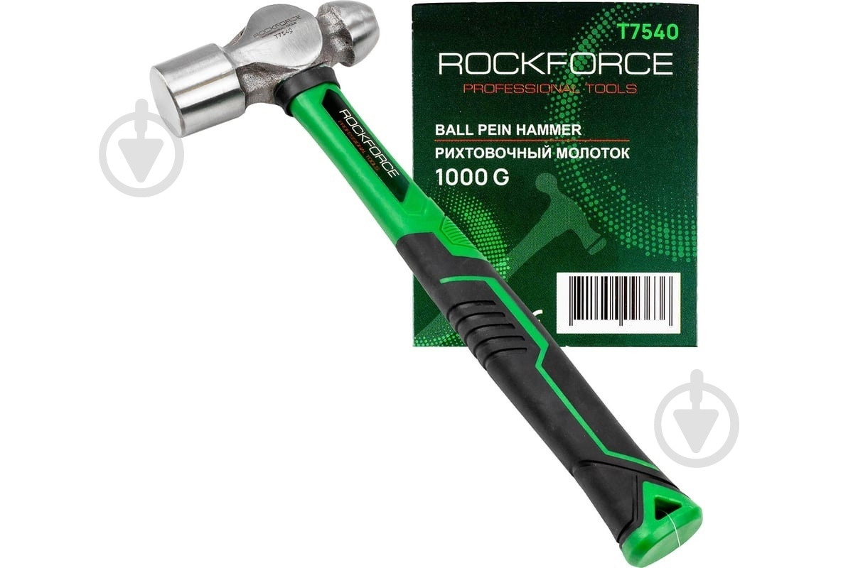 Молоток рихтовочный ROCKFORCE 1000 г RF-T7540 - фото 1