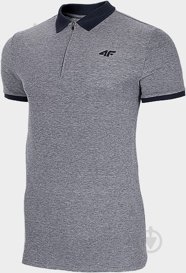 Поло 4F D4L20-TSM313A-32M р.M серый - фото 4