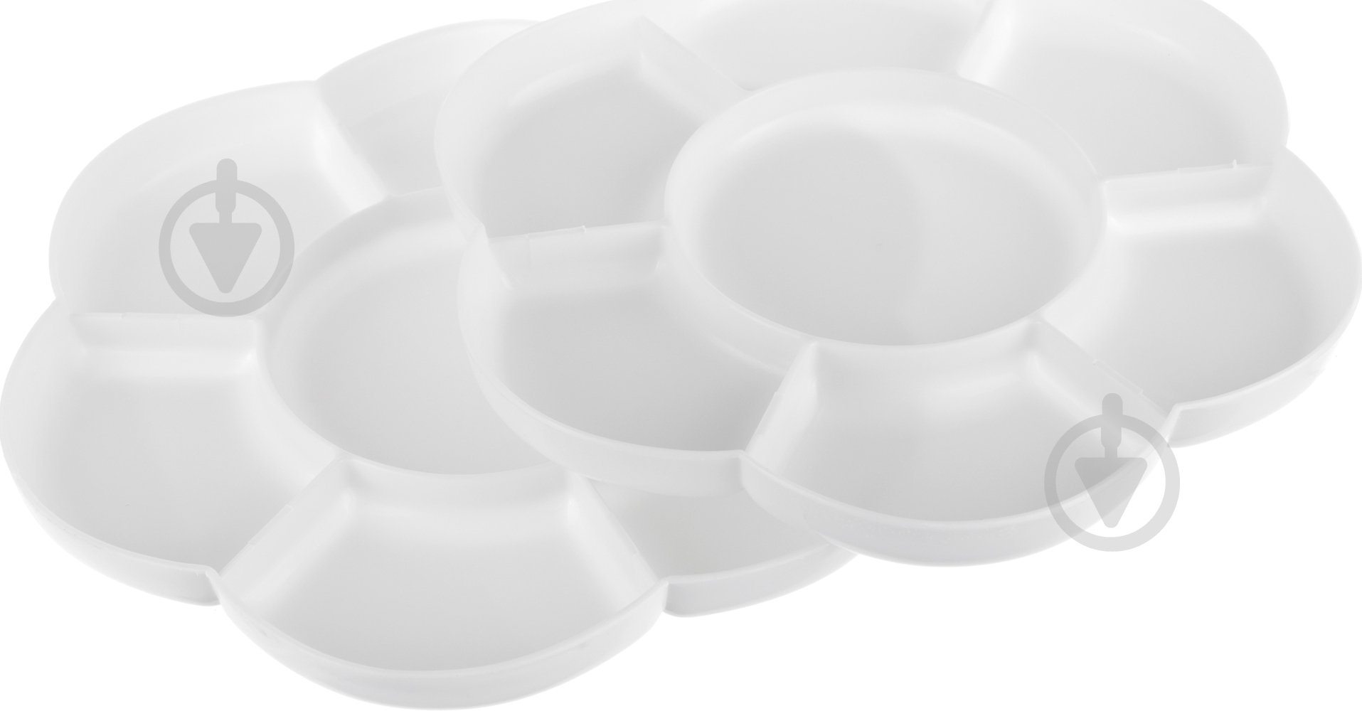 Палитра пластиковая цветок - фото 1