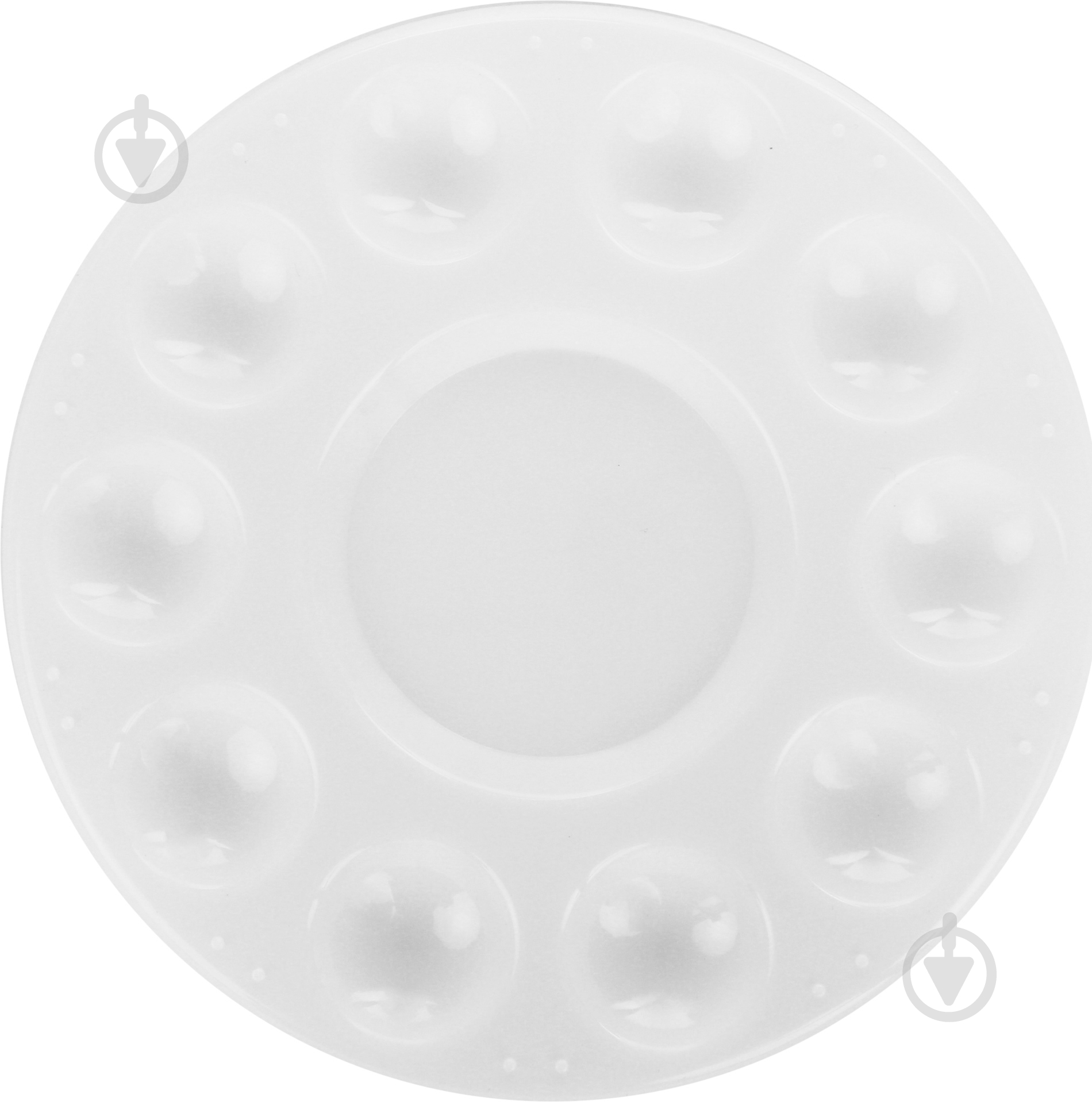 Палитра пластиковая круглая - фото 1