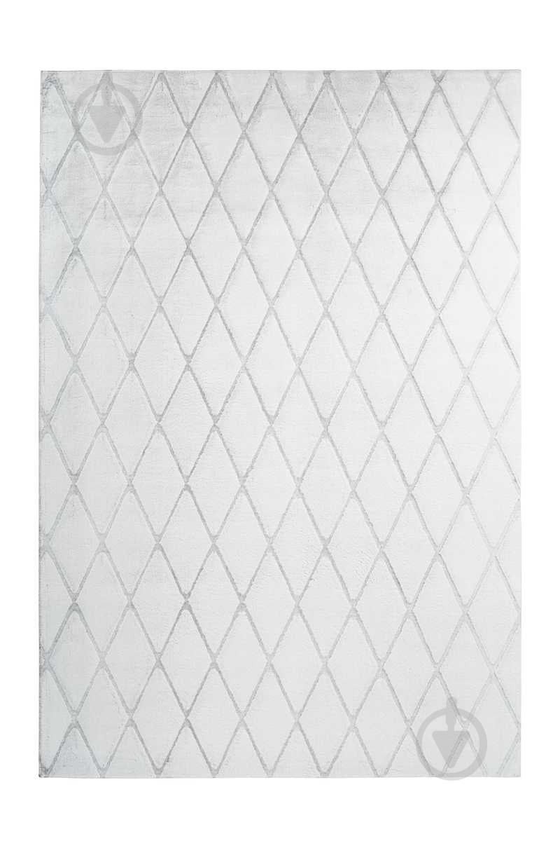 Ковер Kayoom Vivica 225 romb white/greyblue 80х150 - фото 1 Ковер Kayoom Vivica 225 romb white/greyblue 80х150 - фото 1