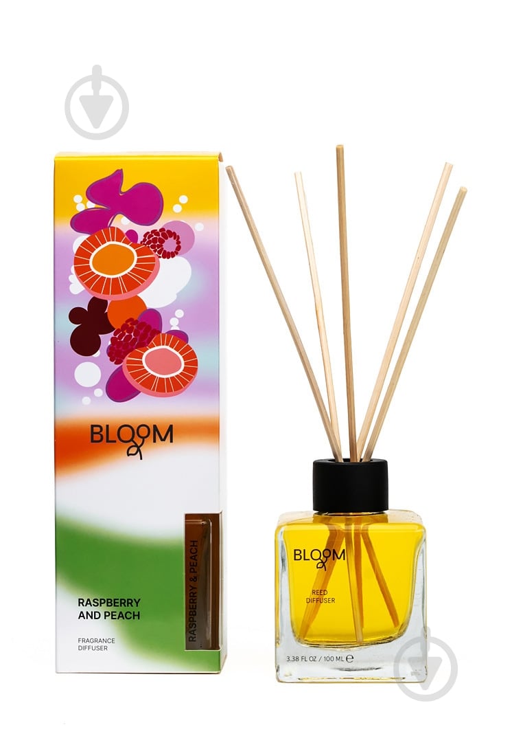 Аромадиффузор Aroma Bloom Raspberry and peach 100 мл - фото 1 Аромадиффузор Aroma Bloom Raspberry and peach 100 мл - фото 1
