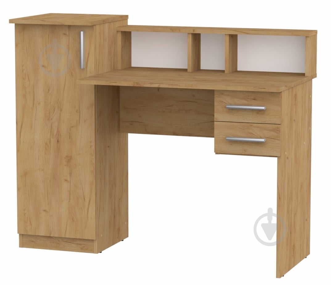 Стол компьютерный Компанит ПИ-ПИ-1 дуб крафт золотой - фото 1