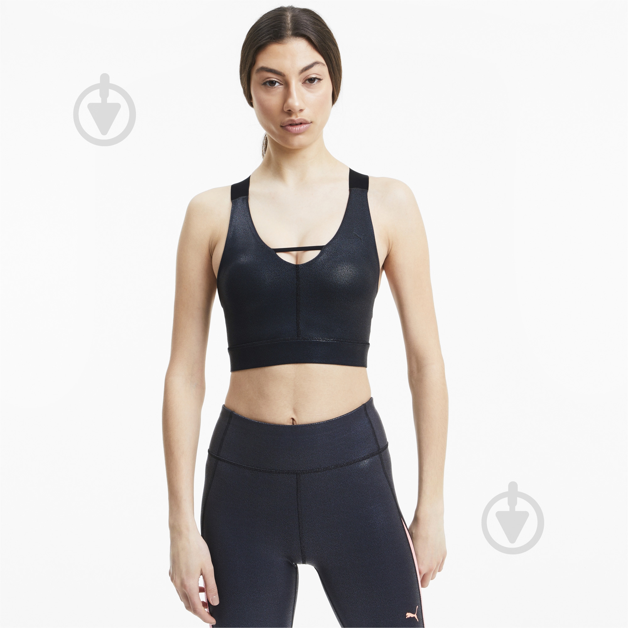 Бра Puma Mid Impact Pearl Bra 51956301 S черный - фото 3 Бра Puma Mid Impact Pearl Bra 51956301 S черный - фото 3