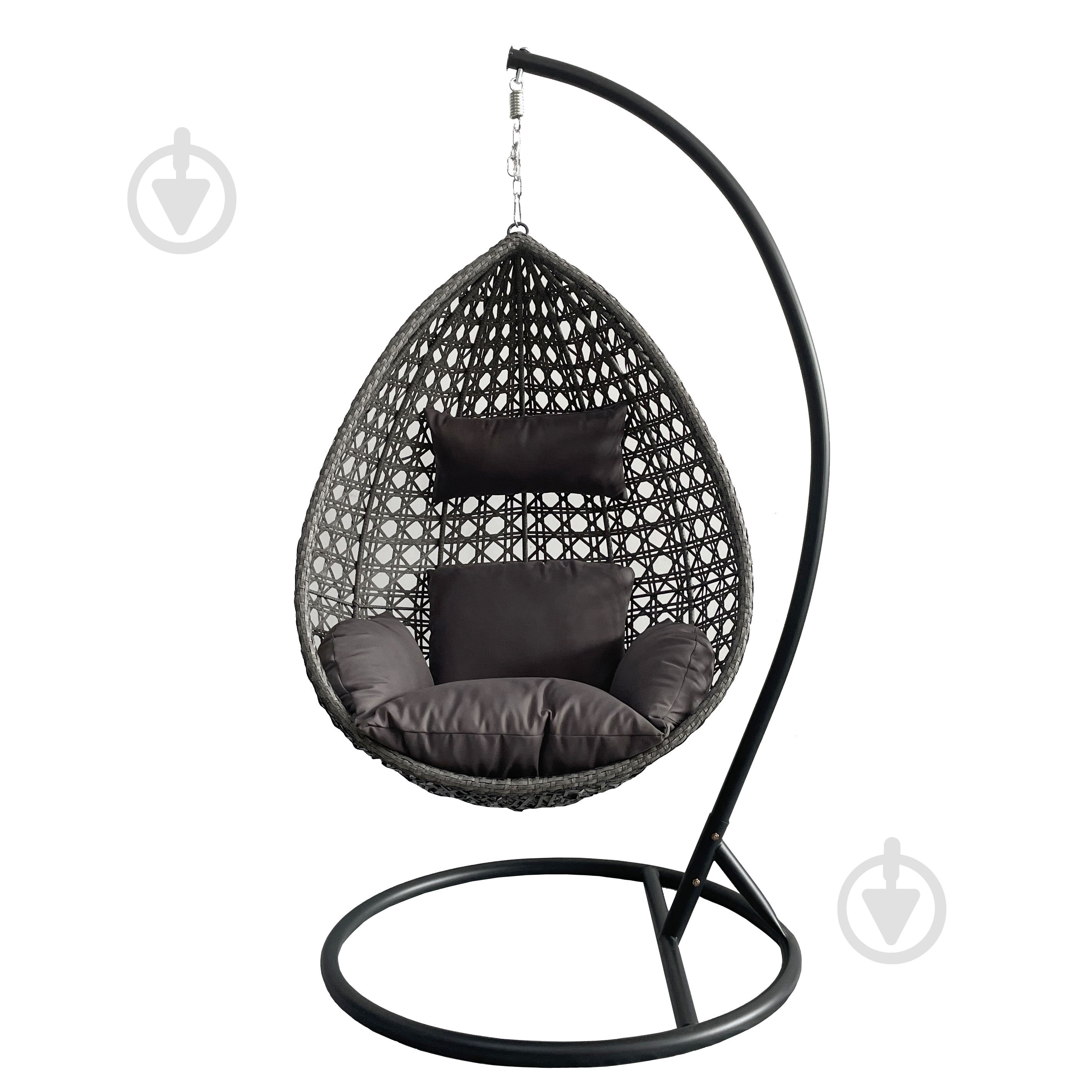 Кресло-кокон Indigo Адель графит - фото 3