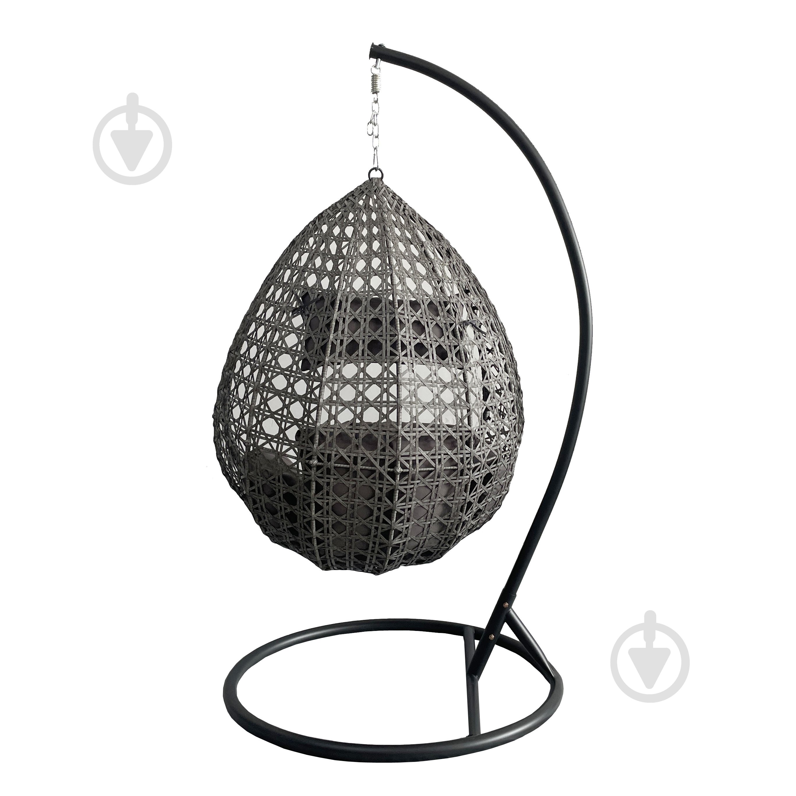 Кресло-кокон Indigo Адель графит - фото 5