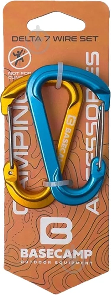 Карабін Omega 6 Straight Set р.M BaseCamp алюміній 2 шт. BCP 61216 - фото 2 Карабін Omega 6 Straight Set р.M BaseCamp алюміній 2 шт. BCP 61216 - фото 2