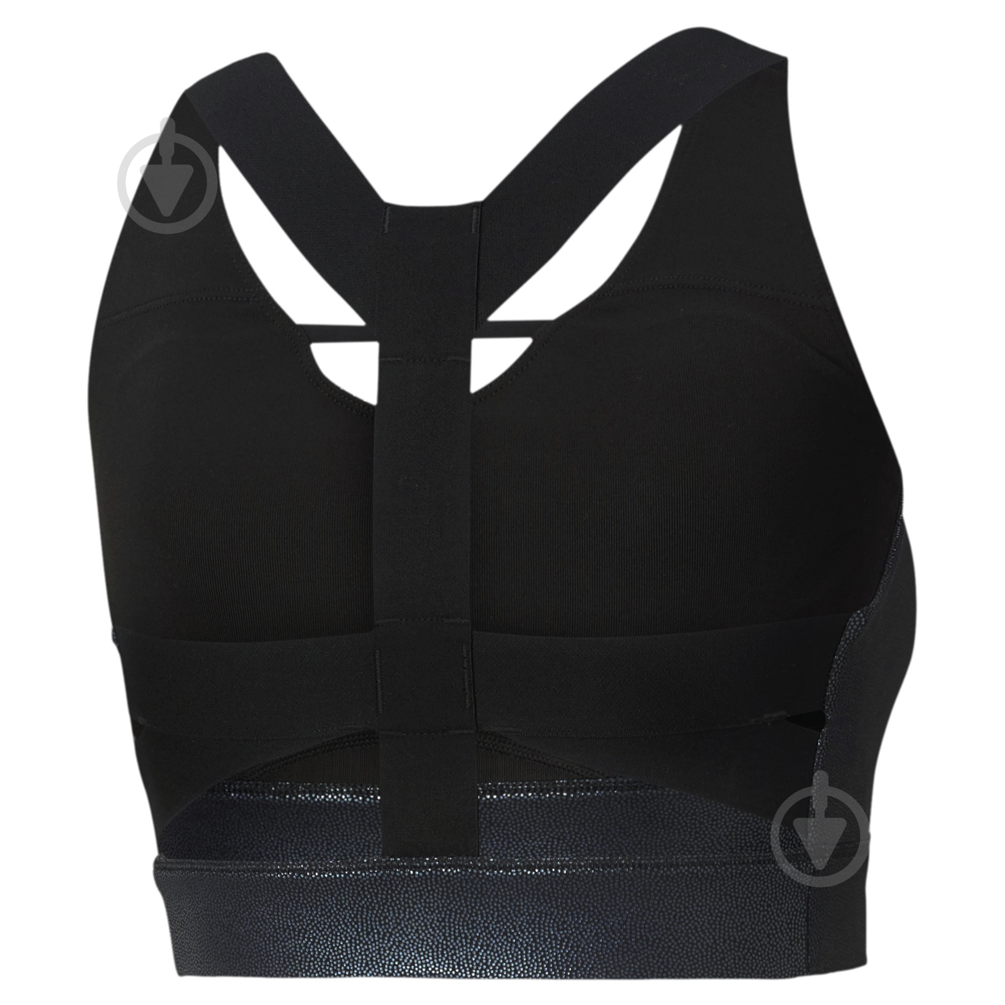 Бра Puma Mid Impact Pearl Bra 51956301 р.M черный - фото 2