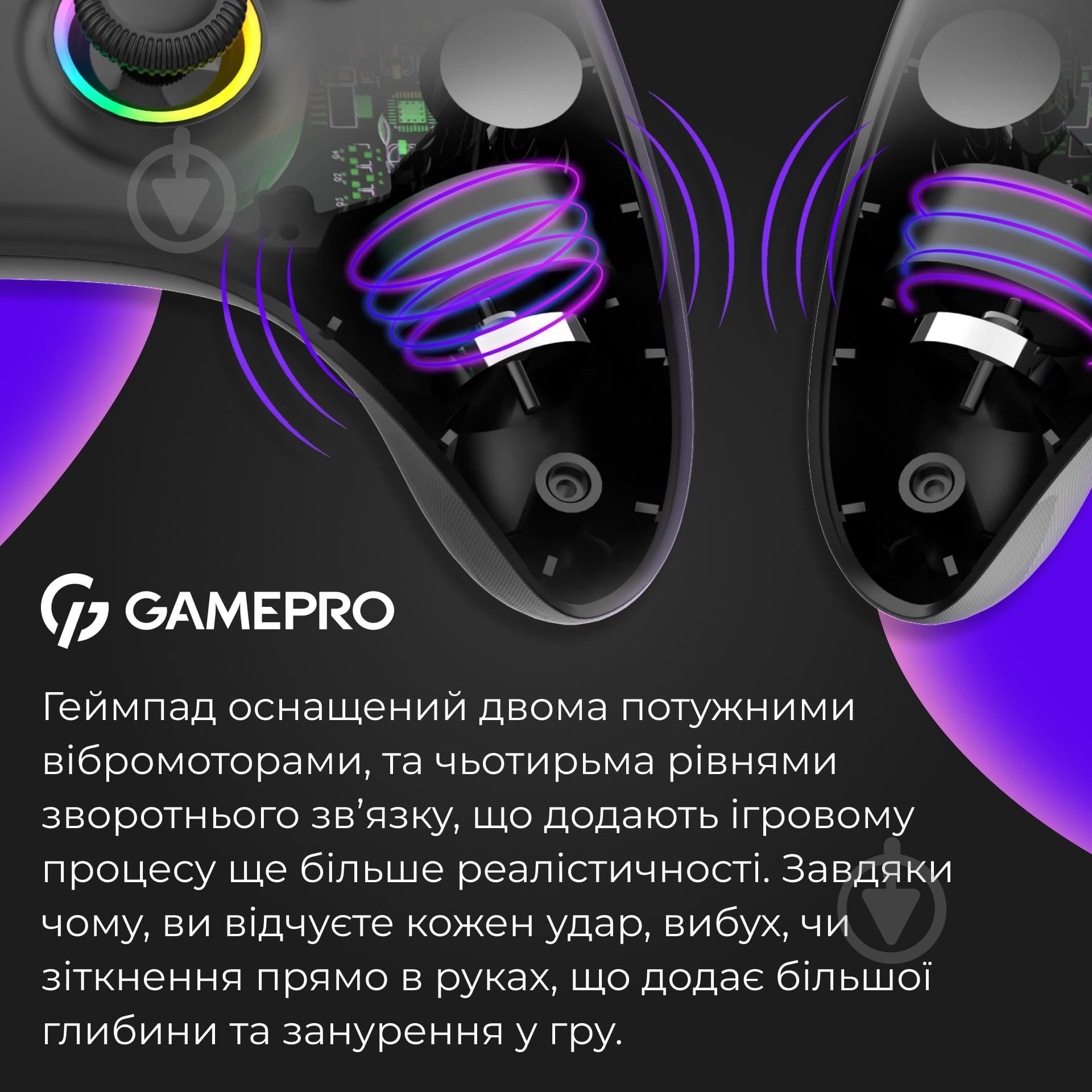Геймпад беспроводной GamePro GPX13BDOC Black - фото 11