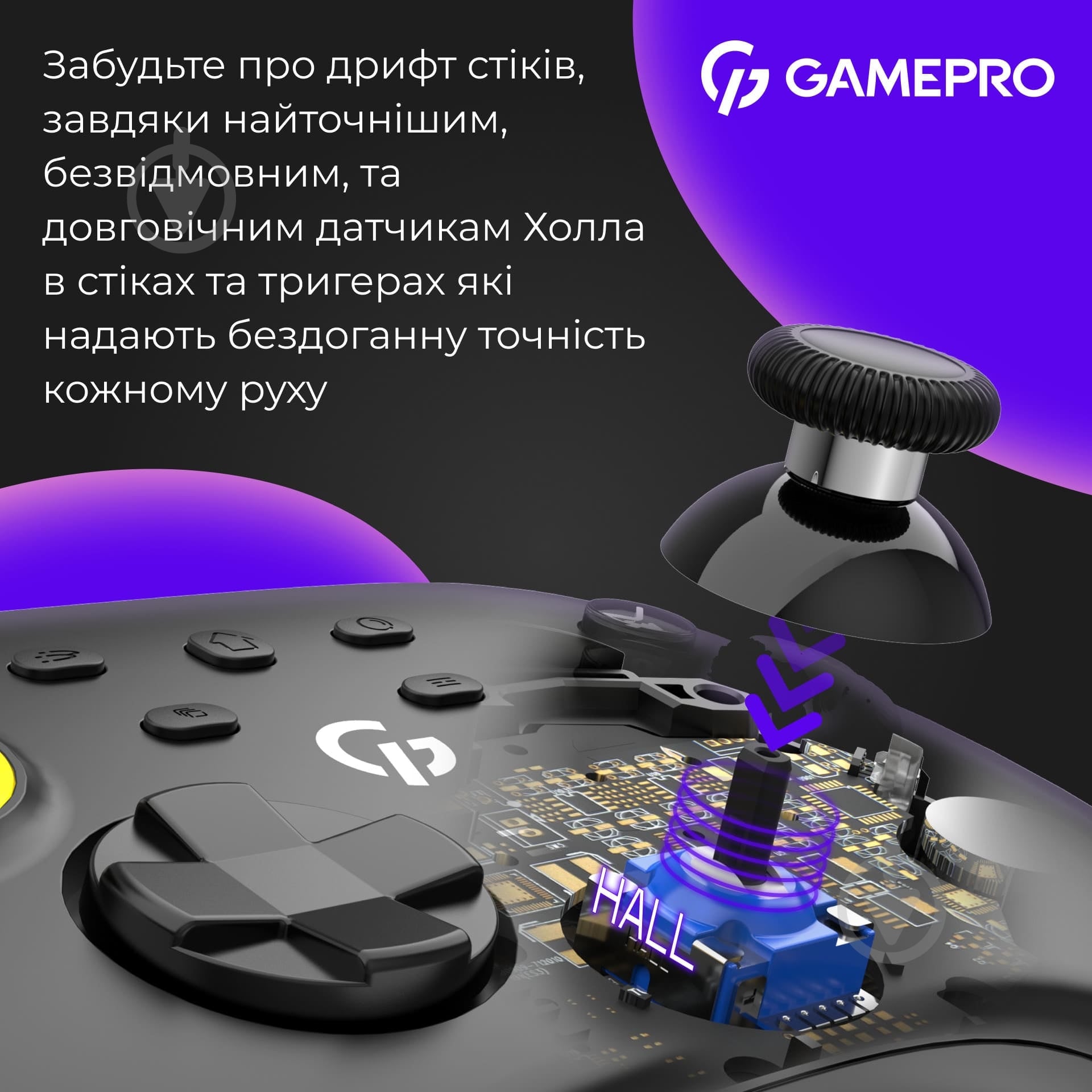 Геймпад беспроводной GamePro GPX13BDOC Black - фото 7