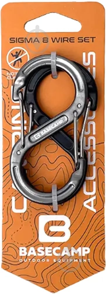 Карабин Sigma 8 Wire Set р.L BaseCamp алюминий 2 шт. BCP 61015 - фото 2 Карабин Sigma 8 Wire Set р.L BaseCamp алюминий 2 шт. BCP 61015 - фото 2
