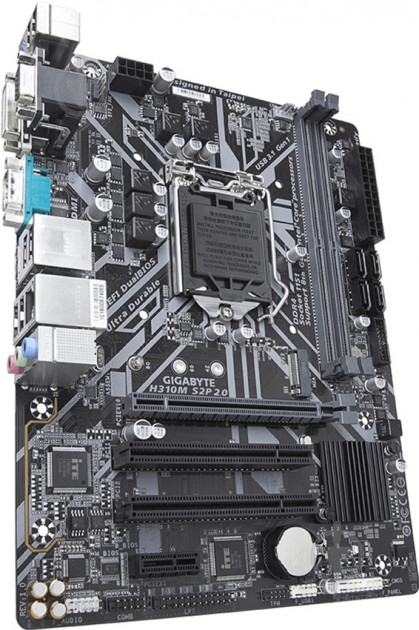 Материнская плата Gigabyte H310M S2P 2.0 (Socket 1151, Intel H310, mirco ATX) - фото 2