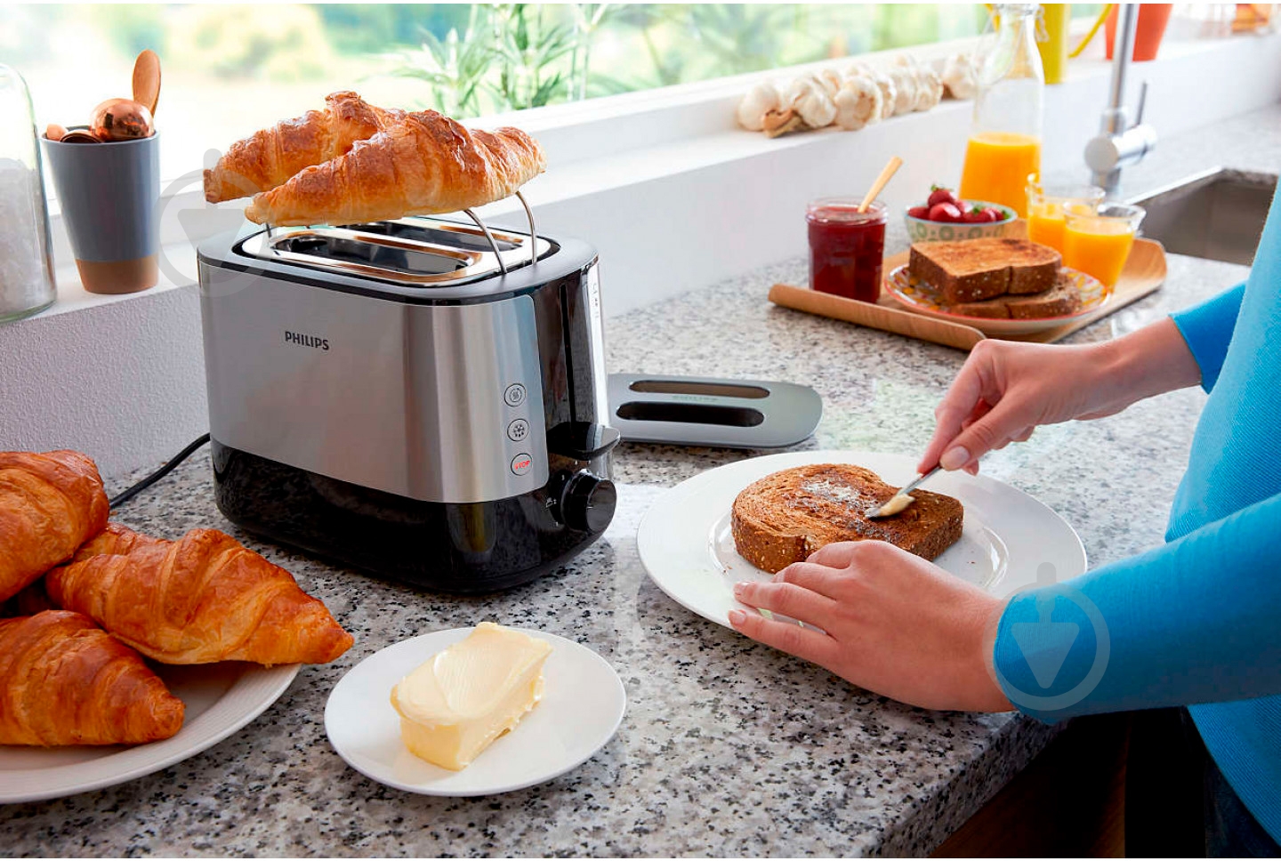 Тостер Philips Viva Collection HD2650/90 - фото 9