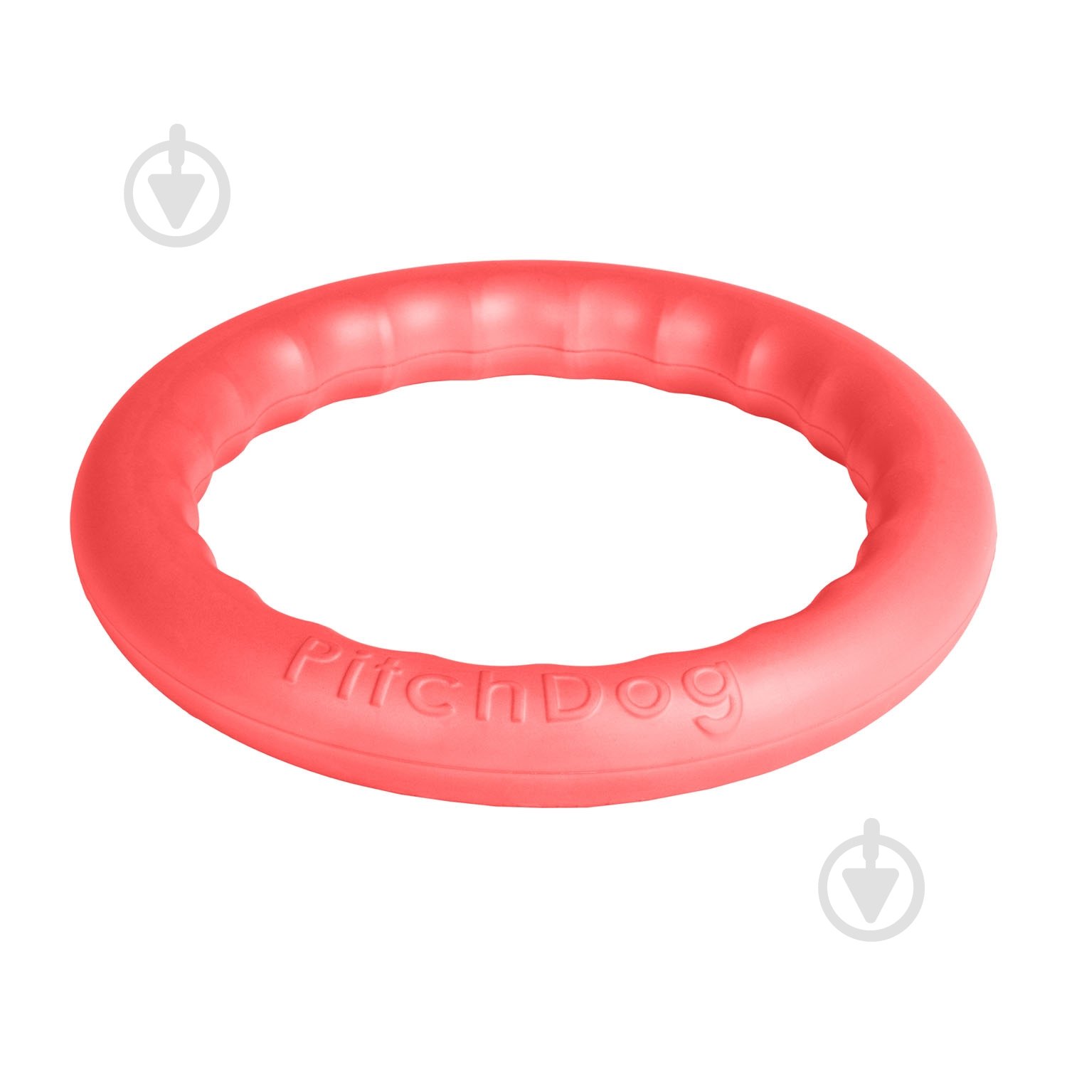 Игрушка для собак PitchDog кольцо для апортировки d 28 см розовое - фото 2