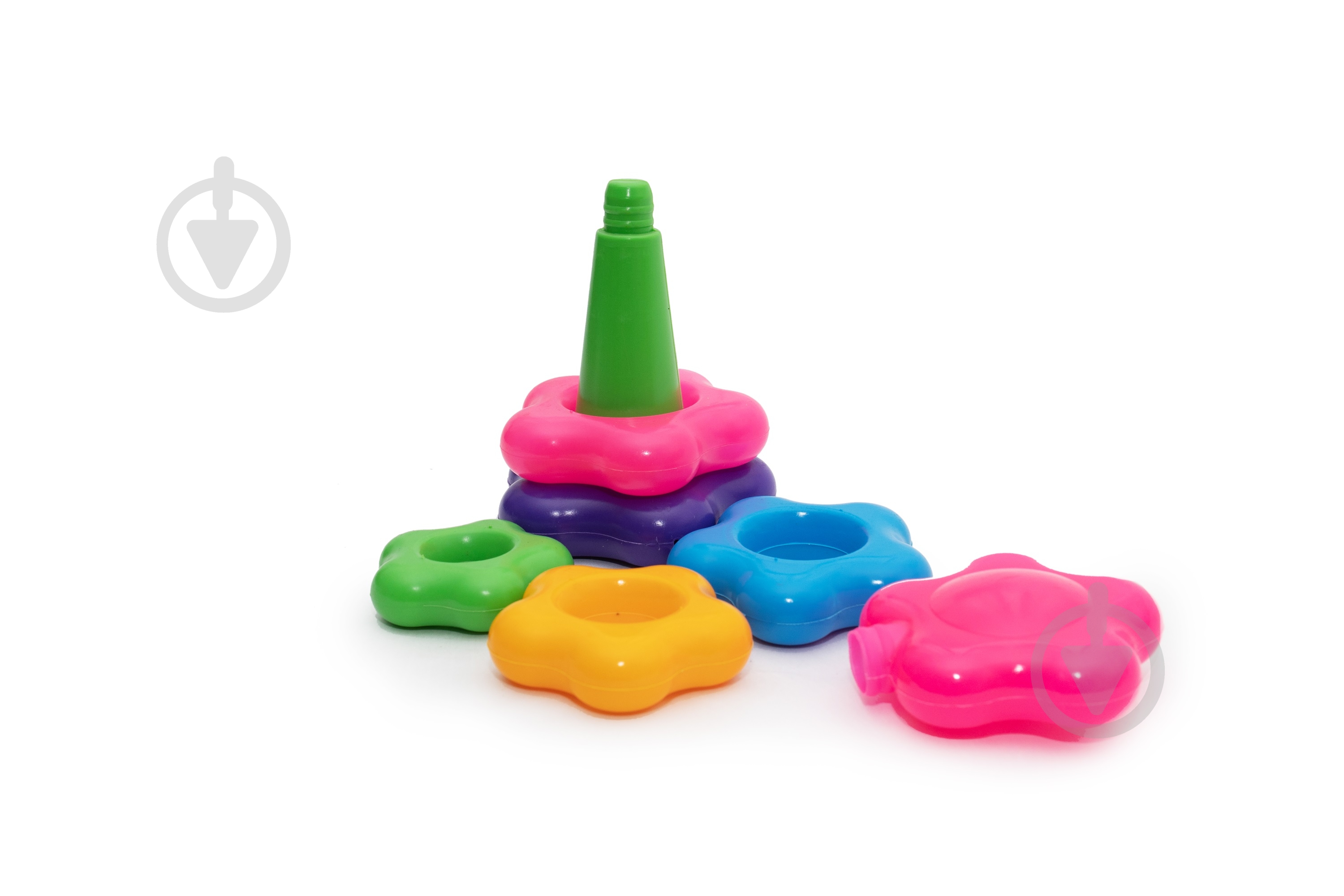 Игрушка-пирамидка Bamsic Ромашка №1 019/4 - фото 2