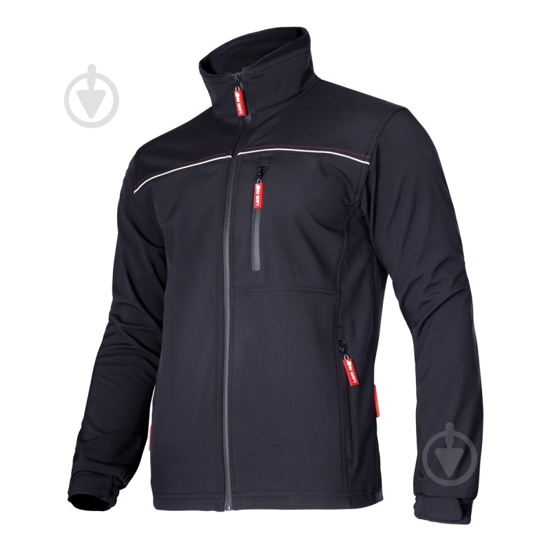 Куртка рабочая Lahti Pro Soft-Shell р. XL рост 3-4 LPKS1XL черный - фото 1 Куртка рабочая Lahti Pro Soft-Shell р. XL рост 3-4 LPKS1XL черный - фото 1