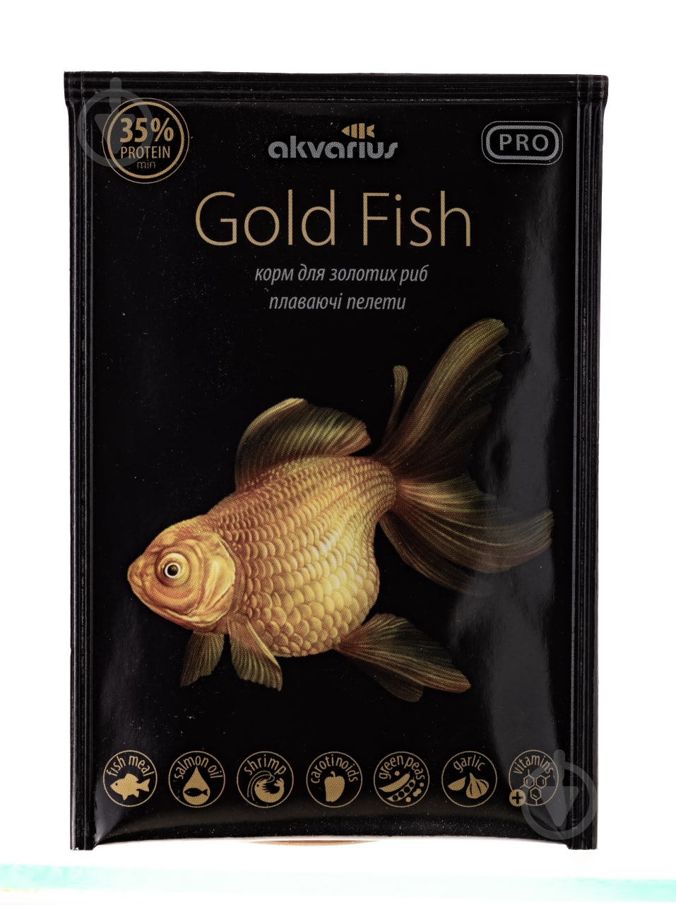 Корм Акваріус Gold Fish menu 10 г (белки, жиры, клетчатка) - фото 1