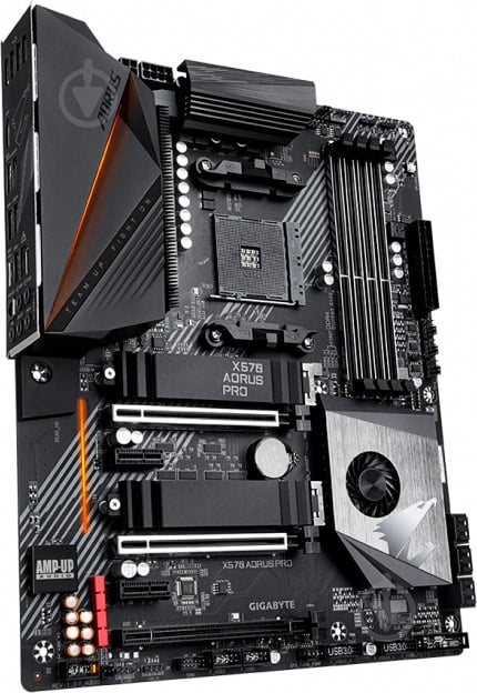 Материнская плата Gigabyte X570 AORUS PRO (Socket AM4, AMD X570, ATX) - фото 2 Материнская плата Gigabyte X570 AORUS PRO (Socket AM4, AMD X570, ATX) - фото 2
