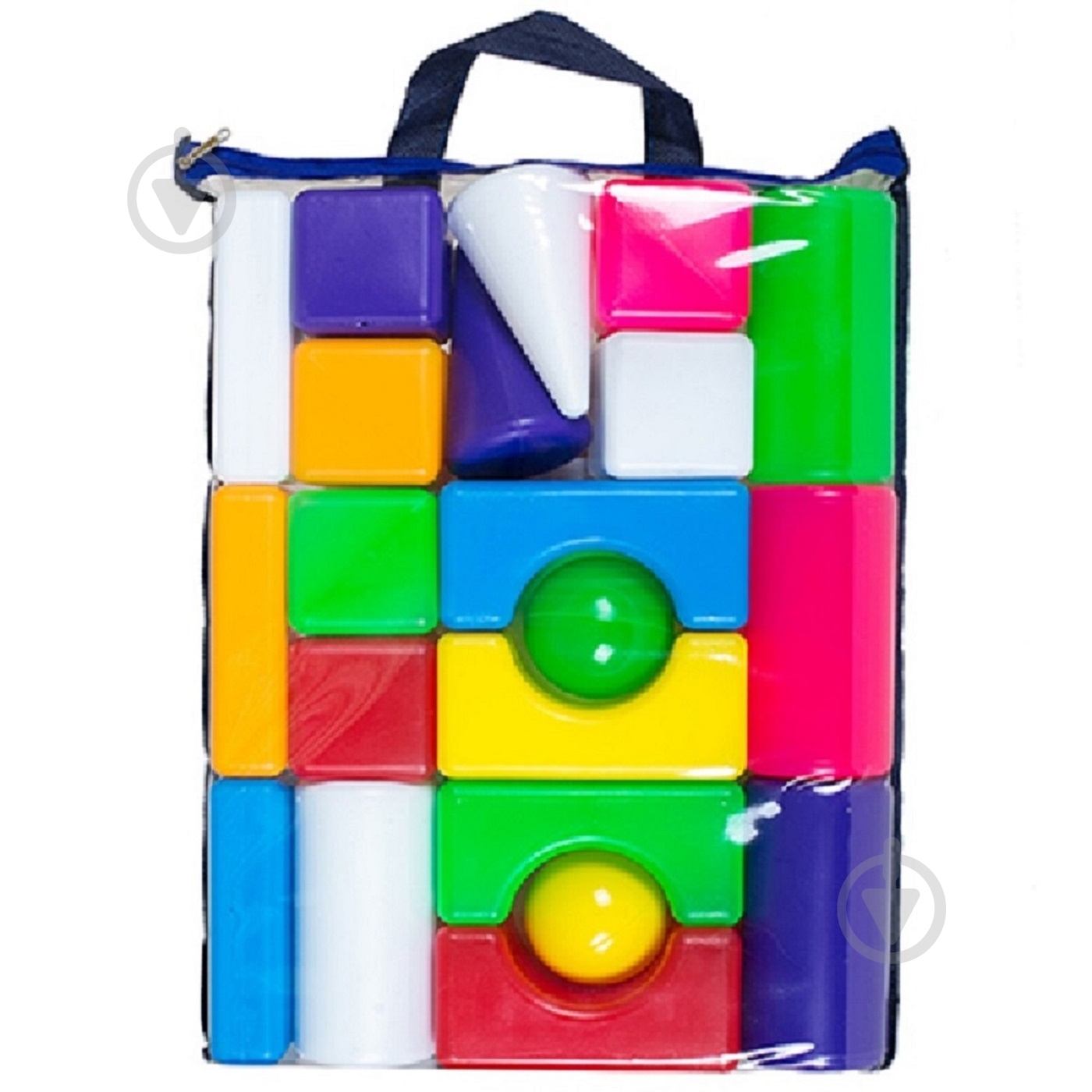 Игрушка-конструктор Bamsic Цветной городок - 1 5604 - фото 3