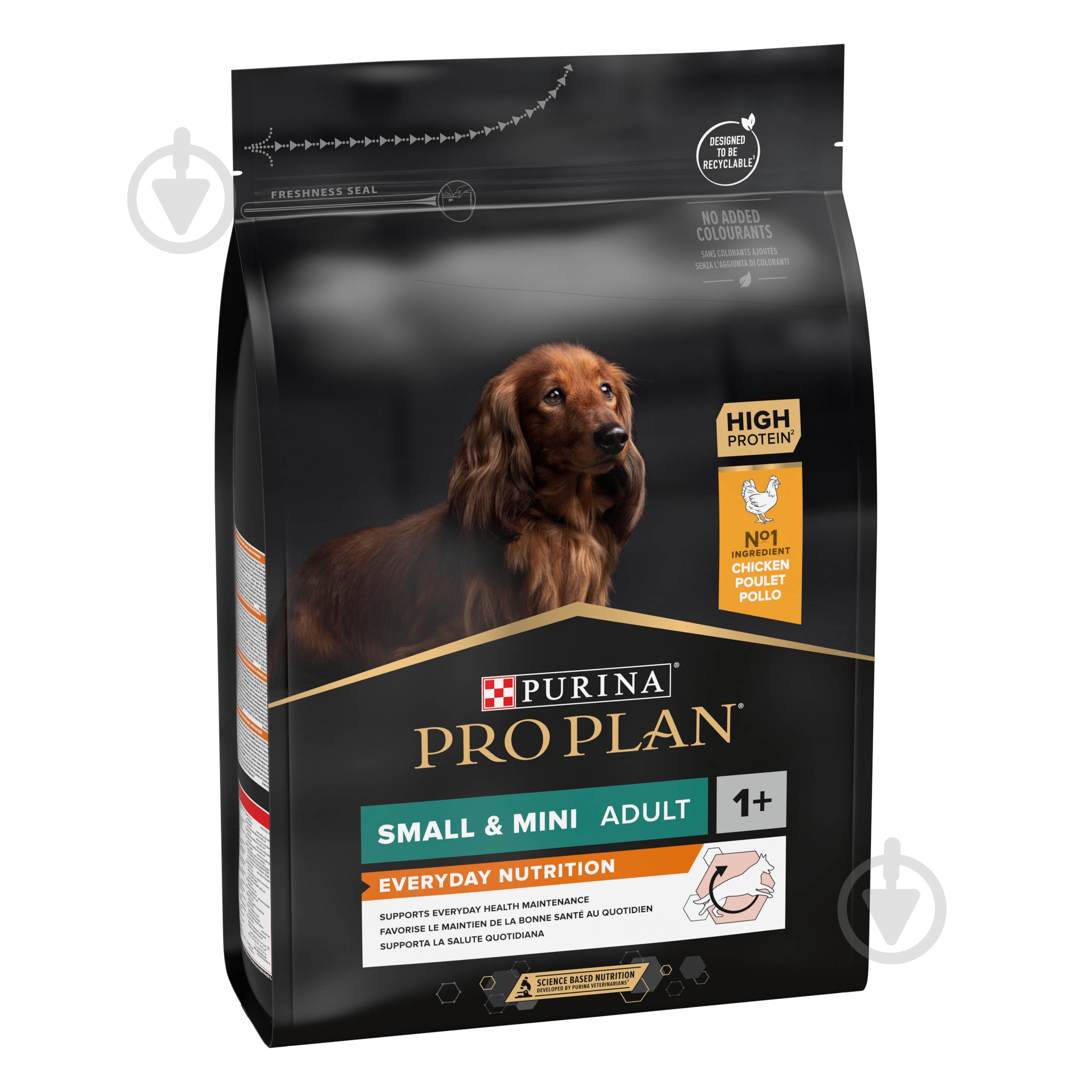 Корм сухой ProPlan by Purina Small&Mini Adult 1+ Everyday Nutrion для взрослых собак с курицей 3 кг - фото 2