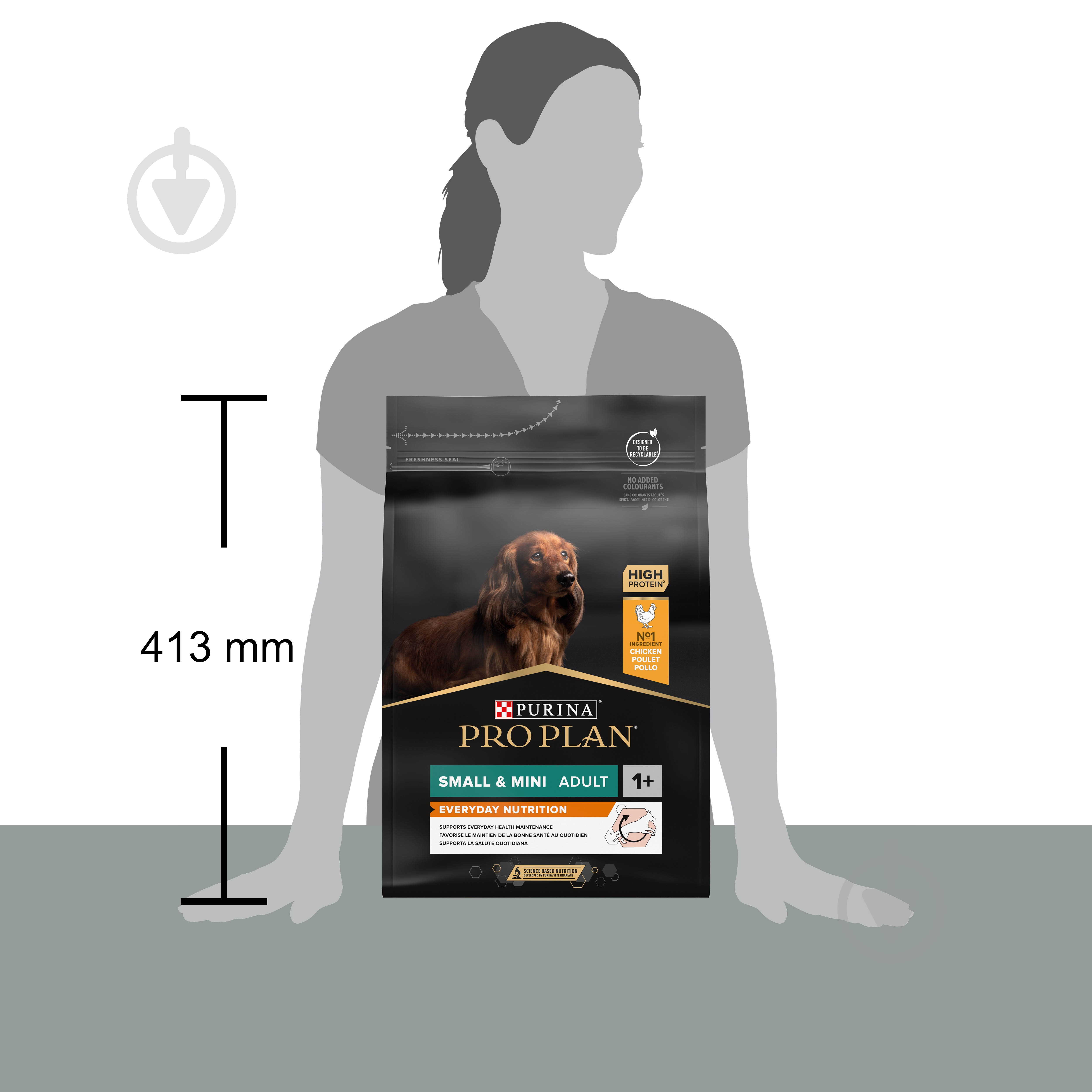 Корм сухой ProPlan by Purina Small&Mini Adult 1+ Everyday Nutrion для взрослых собак с курицей 3 кг - фото 4
