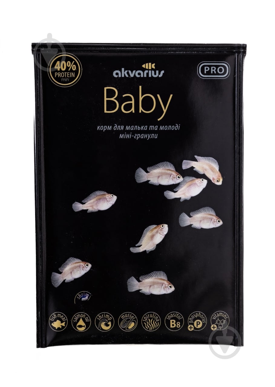 Корм Акваріус Bebi menu 10 г 5210 (белки, жиры, клетчатка) - фото 1 Корм Акваріус Bebi menu 10 г 5210 (белки, жиры, клетчатка) - фото 1