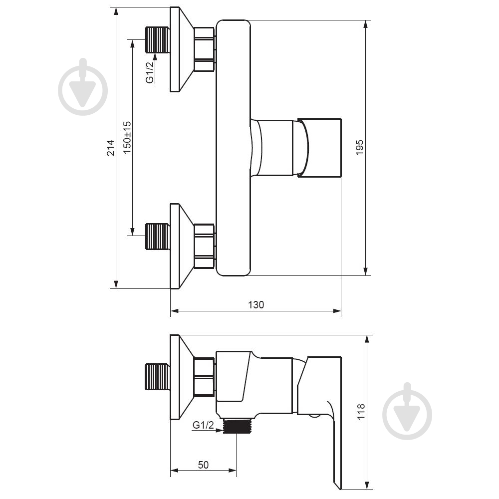 Смеситель для душа Damixa 472000300 Apollo - фото 5 Смеситель для душа Damixa 472000300 Apollo - фото 5