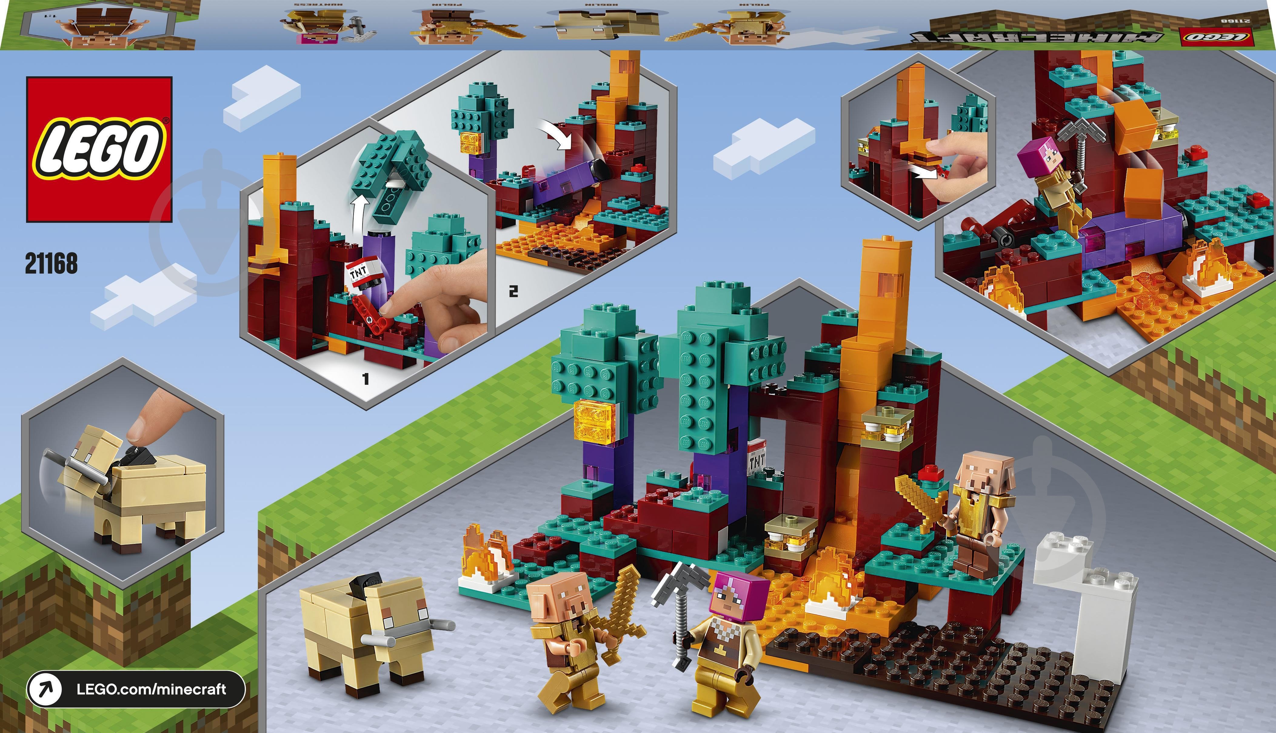 Конструктор LEGO Minecraft Причудливый лес 21168 - фото 3 Конструктор LEGO Minecraft Причудливый лес 21168 - фото 3