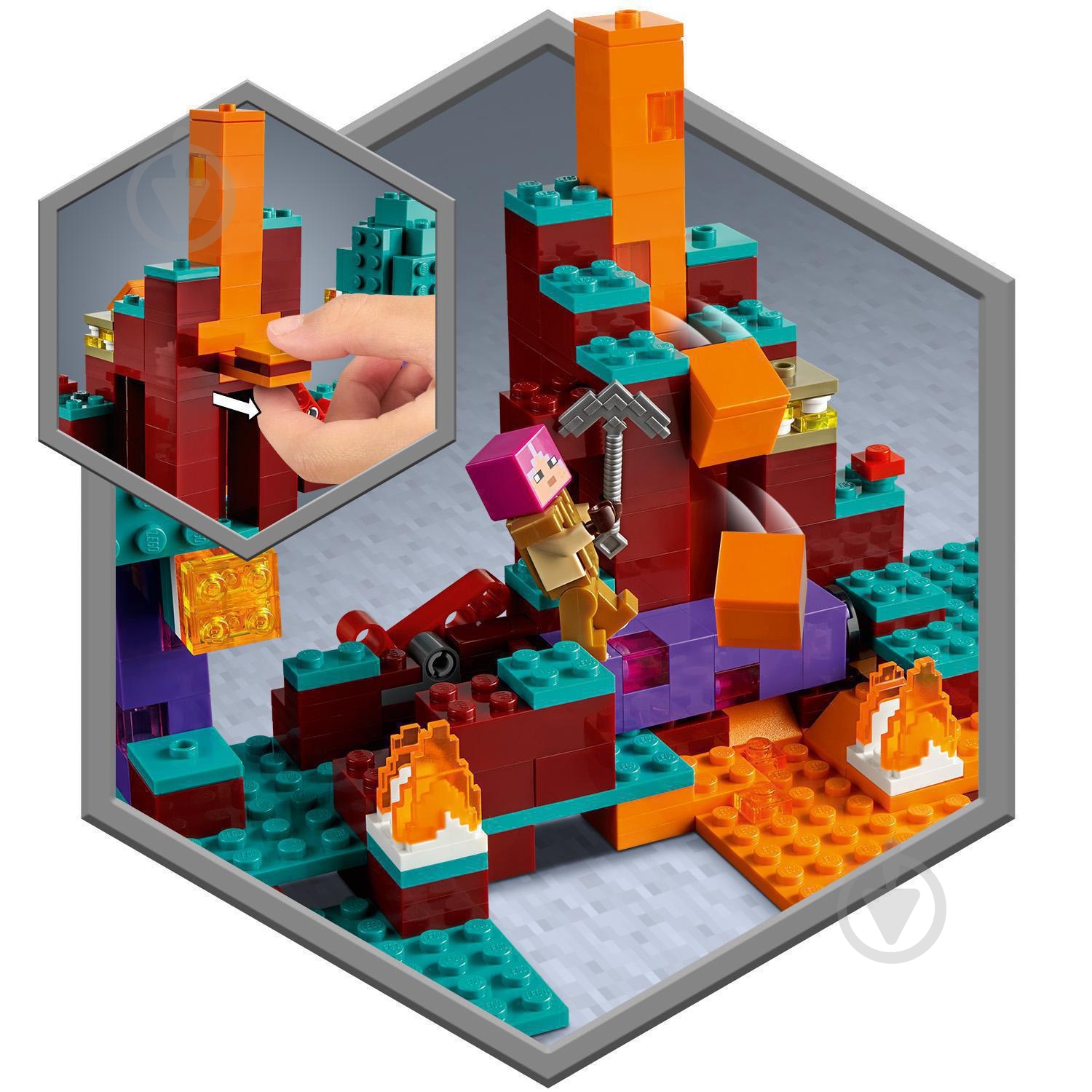 Конструктор LEGO Minecraft Причудливый лес 21168 - фото 6 Конструктор LEGO Minecraft Причудливый лес 21168 - фото 6
