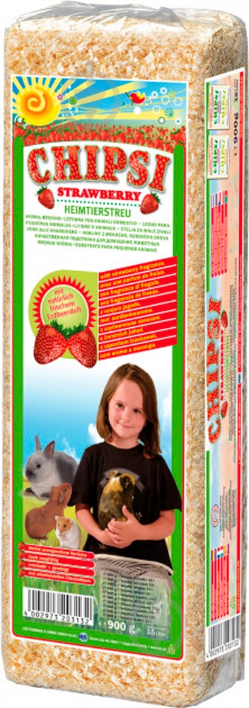 Опилки Chipsi для грызунов клубника 15 л - фото 1 Опилки Chipsi для грызунов клубника 15 л - фото 1