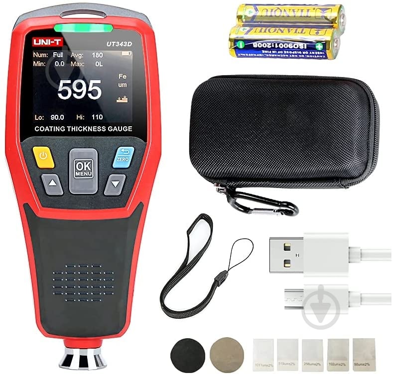 Толщиномер UNI-T UT343D - фото 3 Толщиномер UNI-T UT343D - фото 3