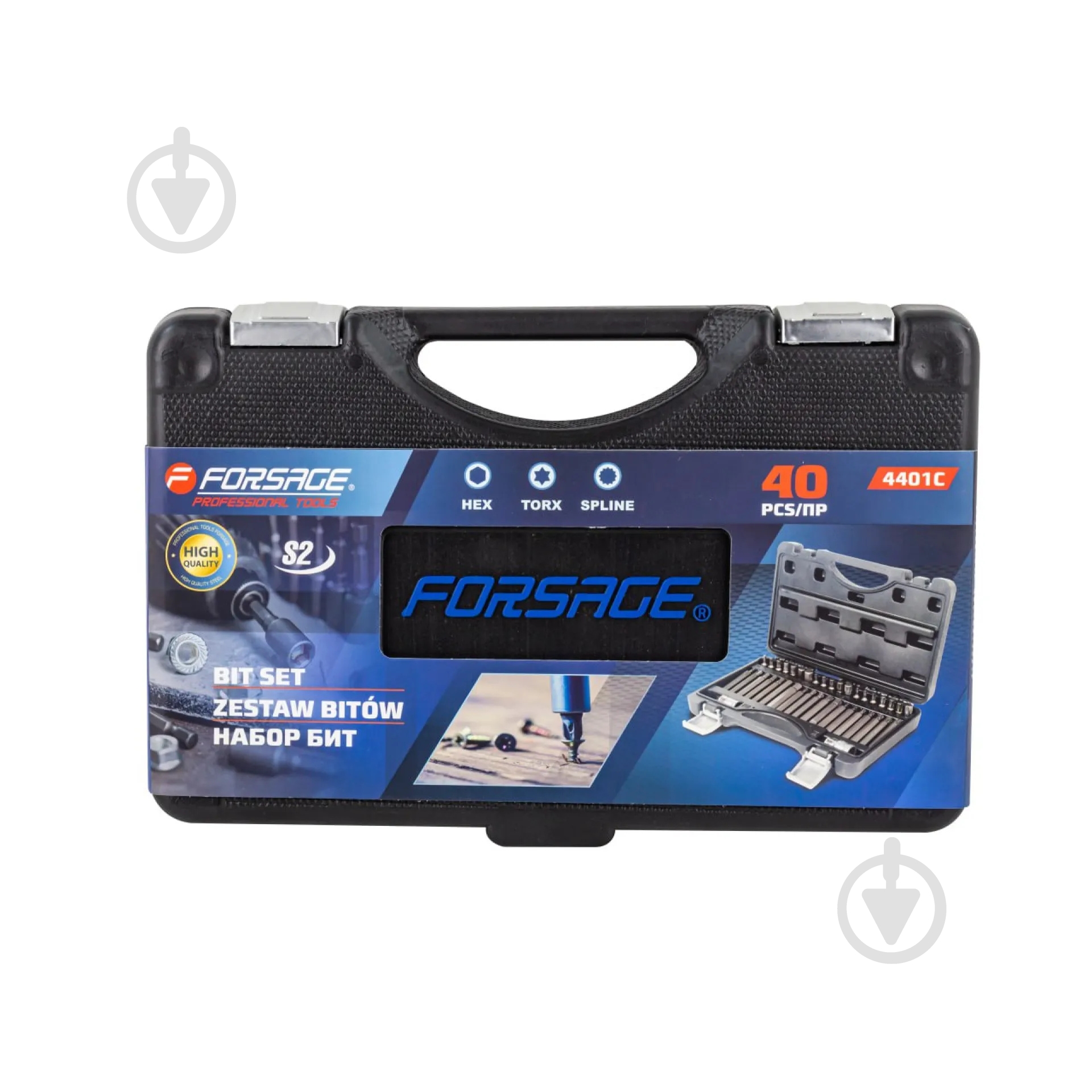Набор бит Forsage 40 шт. F-4401C - фото 4 Набор бит Forsage 40 шт. F-4401C - фото 4