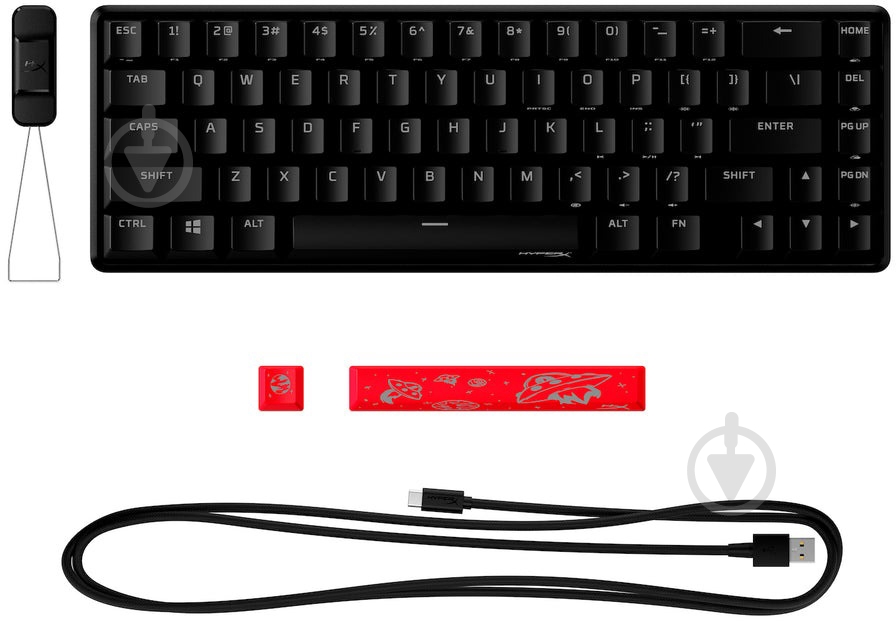 Клавиатура HyperX Alloy Origins 65 (4P5D6AA) black - фото 4 Клавиатура HyperX Alloy Origins 65 (4P5D6AA) black - фото 4