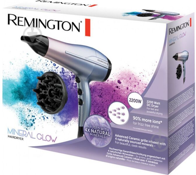Фен Remington D5408 Mineral Glow - фото 5 Фен Remington D5408 Mineral Glow - фото 5