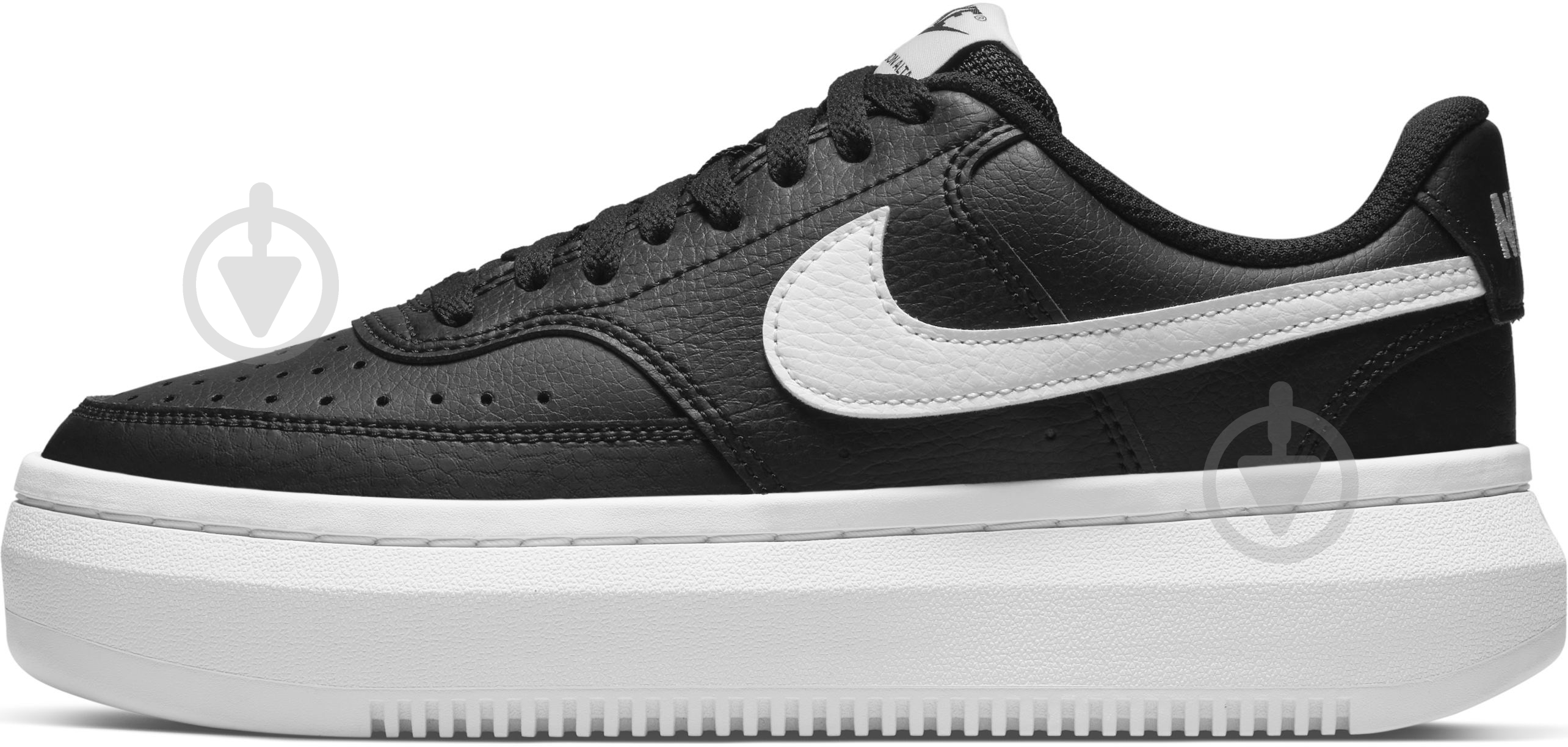 Кроссовки женские весенние Nike Court Vision Alta DM0113-002 р.37,5 черно-белые - фото 5