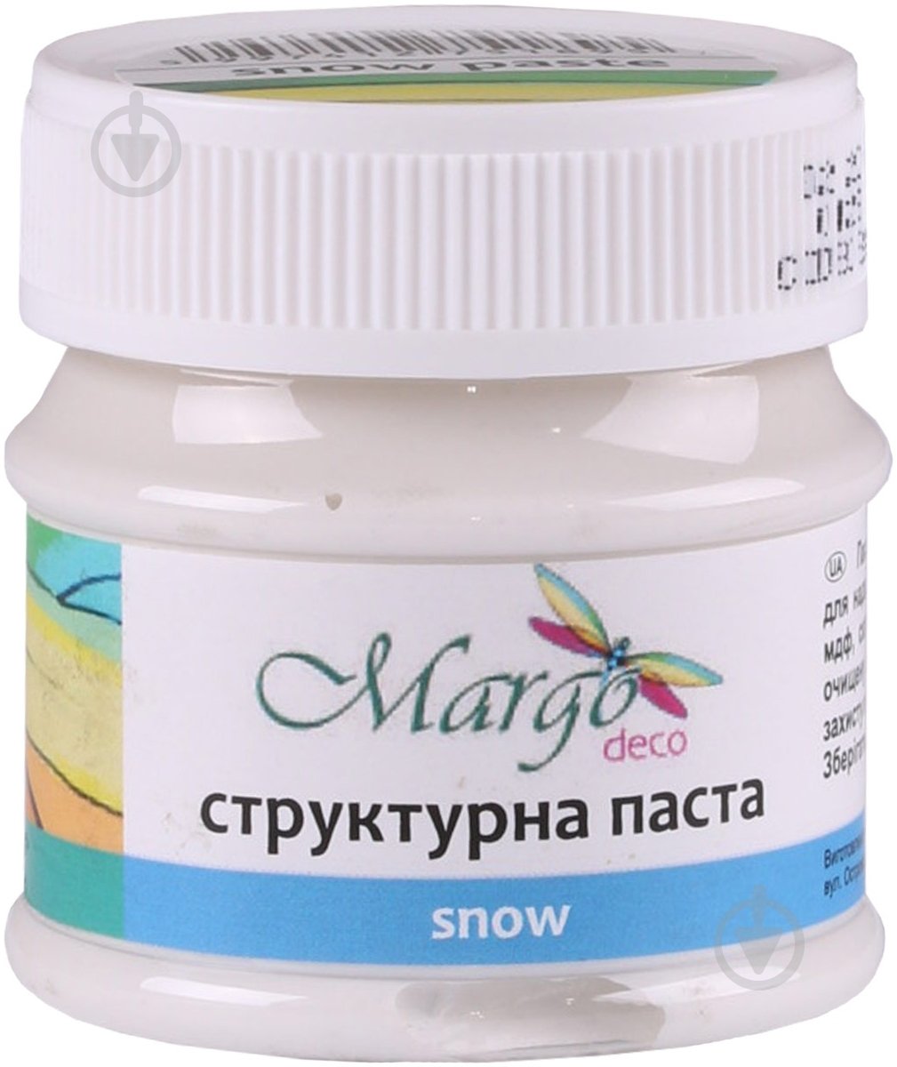 Структурная паста Snow 50 мл, Margo - фото 1 Структурная паста Snow 50 мл, Margo - фото 1