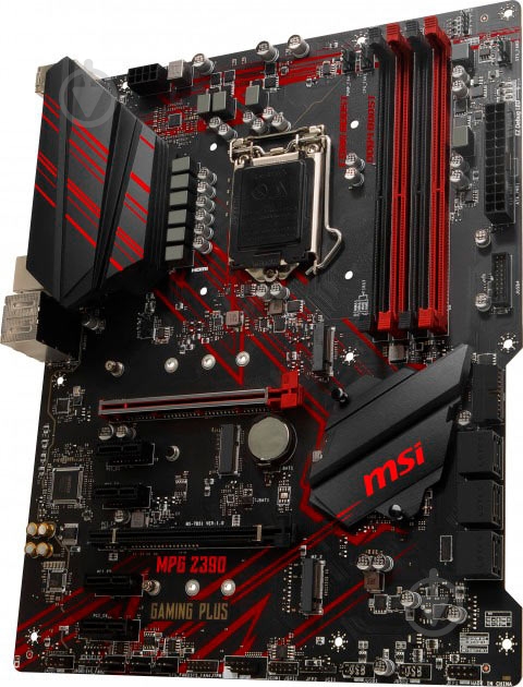 Материнская плата MSI MPG Z390 GAMING PLUS (Socket 1151, Intel Z390, ATX) - фото 1 Материнская плата MSI MPG Z390 GAMING PLUS (Socket 1151, Intel Z390, ATX) - фото 1